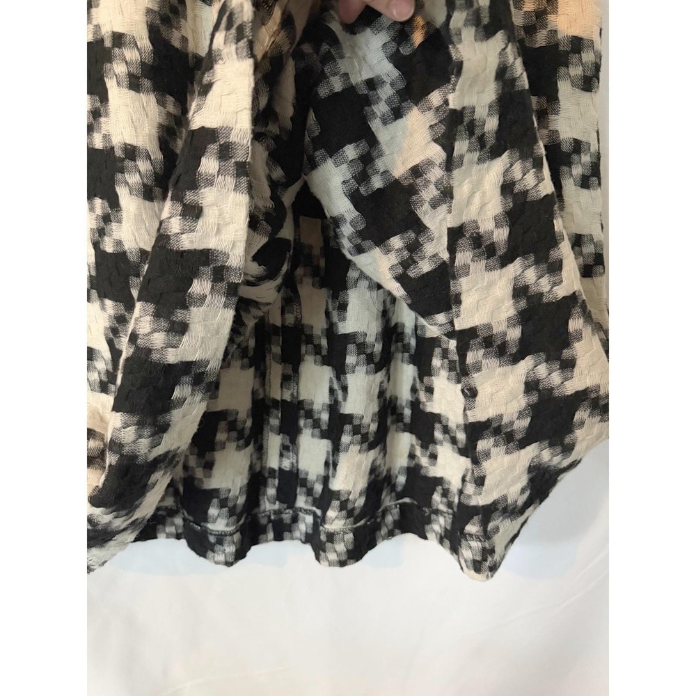 Vintage Norton & Company Houndstooth Midi Skirt w/ Pockets Women XS Office Siren - Picture 10 of 12